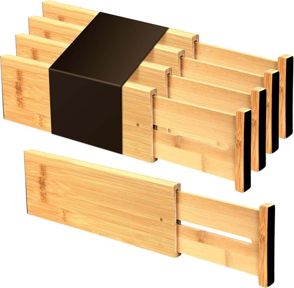 Bamboo Dresser Drawer Dividers
