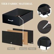 Makeup Vanity Desk with Mirror and Lights, Small Vanity with Fabric Storage Drawer & Chair & Shelves, Vanity with Fold-Up Panel and Power Outlet for Bedroom