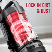 Rewind Pet Bagless Upright Vacuum Cleaner, Pet Friendly, Automatic Cord Rewind, Multi-Surface and above Floor Cleaning, UH77410V, Gray & Red