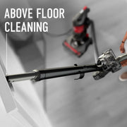 Rewind Pet Bagless Upright Vacuum Cleaner, Pet Friendly, Automatic Cord Rewind, Multi-Surface and above Floor Cleaning, UH77410V, Gray & Red