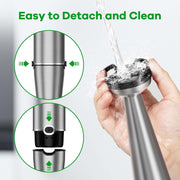 Immersion Blender Handheld Corded Hand Blenders Set 1100W, Trigger Variable Speed 5 in 1 Stick Emulsifier with Chopper, Whisk and Frother for Soup, Baby Food and Smoothies,Black