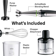 Braun MQ9137XI Multiquick 9 Hand Blender with Imode Technology