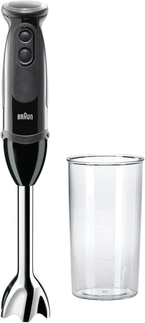 Braun MQ5000 Vario Hand Blender Stick – 21-Speed Handheld Immersion Blender with Turbo Boost, Stainless Steel Blades, Splashcontrol, Easyclick System, 400W, Hand Blenders for Smoothies